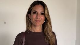 María Belén Ludueña homenajeó al diseñador Gustavo Cadile con su look power suit