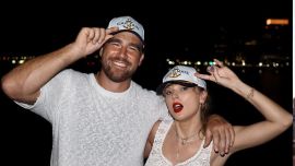 La boda de Taylor Swift y Travis Kelce llegó a Times Square: la imagen que sorprendió a los fanáticos y el inesperado rol de Adam Sandler