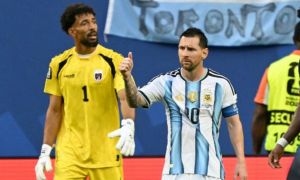Vozinha y Lionel Messi
