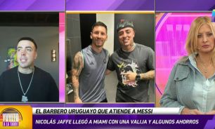Nicolás Jaffe, el barbero de Lionel Messi y Duki