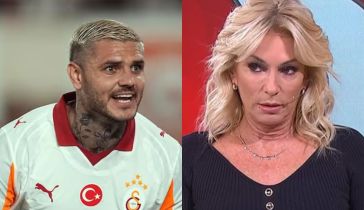 Mauro Icardi y Yanina Latorre