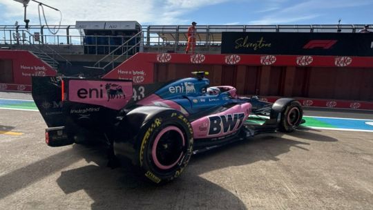 Franco Colapinto en la clasificación del GP de Gran Bretaña