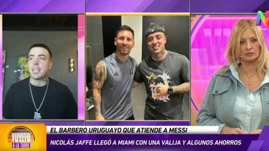 Nicolás Jaffe, el barbero de Lionel Messi y Duki