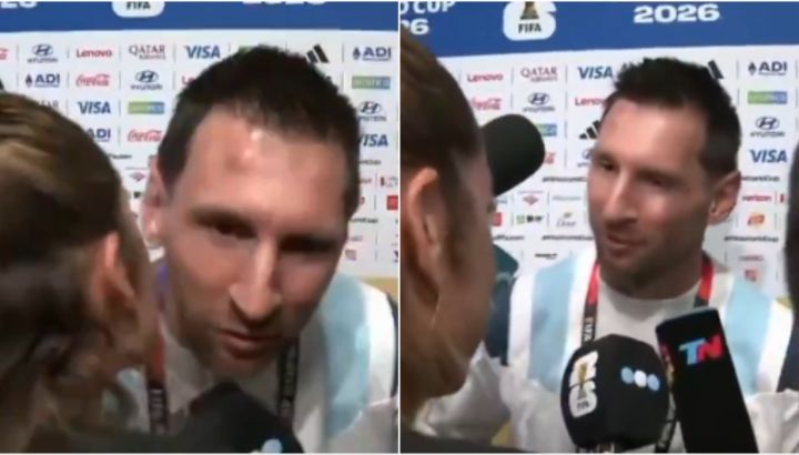 Sofi Martínez y Lionel Messi