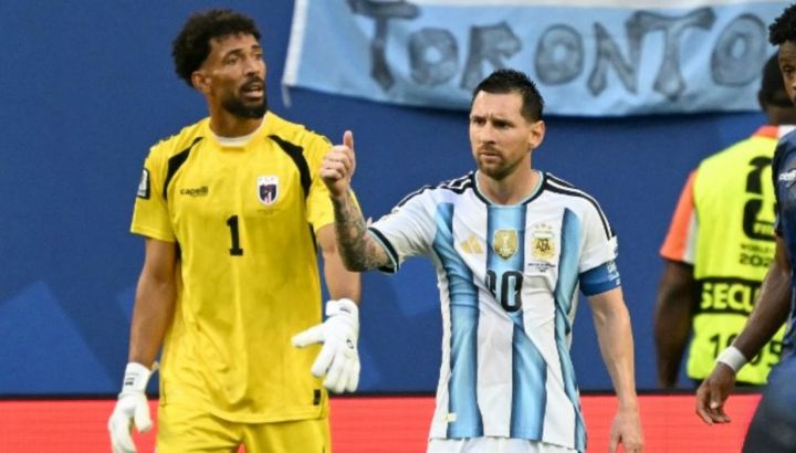 Vozinha y Lionel Messi