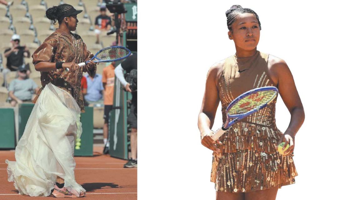 Naomi Osaka incorporó el estilo tenis couture porque de ese modo siente que es una artista