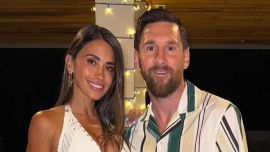 Antonela Roccuzzo mostró la intimidad del Family Day de la Selección con Lionel Messi y sus tres hijos: "Juntos de nuevo"