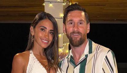 Antonela Roccuzzo y Lionel Messi