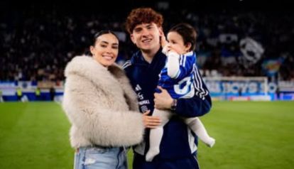 Valentín Barco y Yazmín Jaureguy junto a Gemma