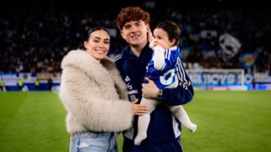 Valentín Barco y Yazmín Jaureguy junto a Gemma
