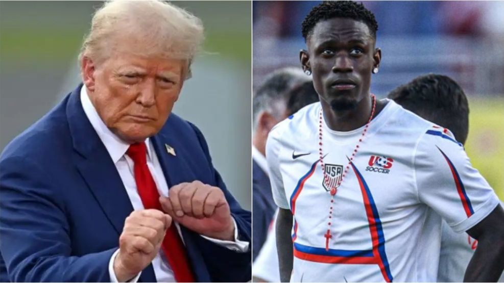 Trump presionó a la FIFA para levantar la sanción a Balogun
