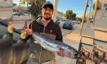 Un pez poco frecuente apareció en la costa patagónica y un pescador logró capturarlo