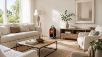 Cómo calefaccionar la casa con estilo: el nuevo calefactor minimalista que es furor en el diseño de interiores 