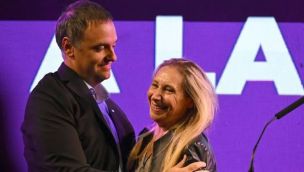 Karina Milei y Manuel Adorni
