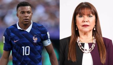 Kylian Mbappé y Celeste Amarilla