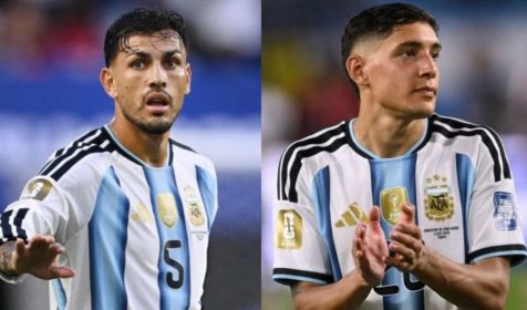 Leandro Paredes y Nahuel Molina