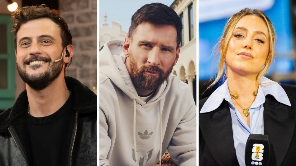 Diego Leuco, Lionel Messi, Sofi Martínez