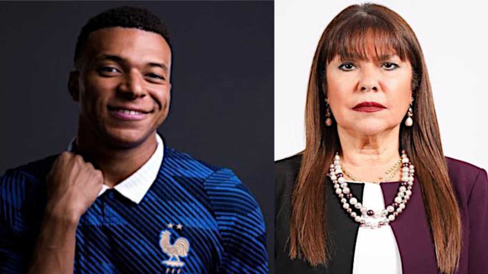 Celeste Amarilla y Kylian Mbappé 06072026