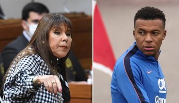 Celeste Amarilla y Kylian Mbappé