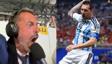 Pablo Giralt y Lionel Messi