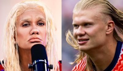 Momi Giardina y Erling Haaland