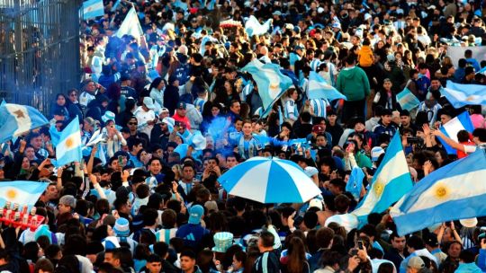 Festejos de Argentina en el Obelisco 07072026