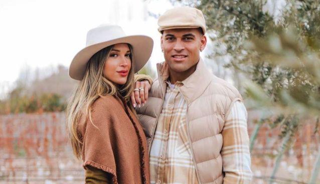 Agustina Gandolfo y Lautaro Martínez