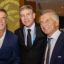 Mauricio Macri, Martín Palermo y Gabriel Batistuta