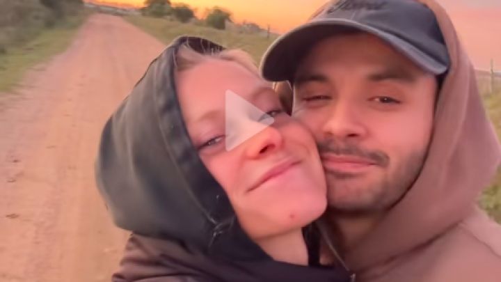Agustín Casanova, súper enamorado: el romántico video con el que blanqueó su relación