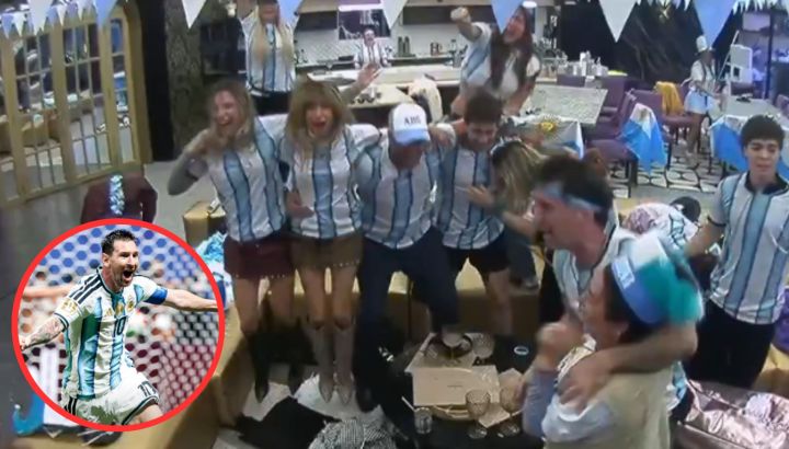 Así se festejó el triunfo de la Selección Argentina en la casa de Gran Hermano Generación Dorada