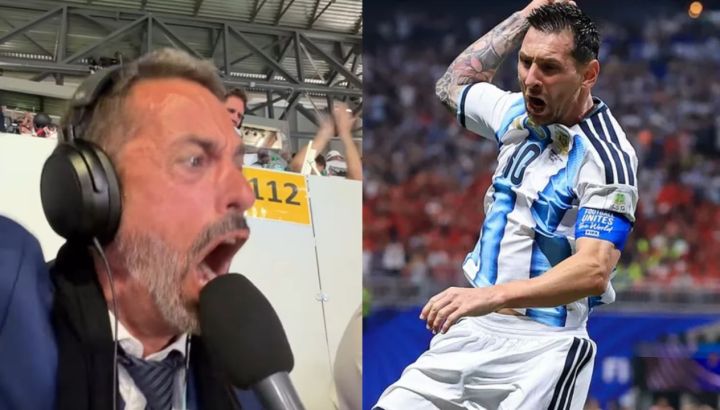 El vibrante relato de Pablo Giralt en el gol de Lionel Messi contra Egipto en el Mundial 2026: a pura emoción