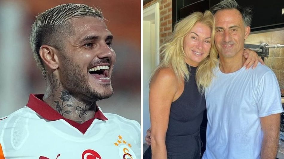 Mauro Icardi, Yanina Latorre y Diego Latorre