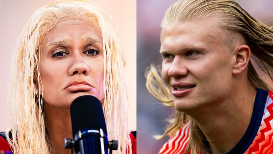 Momi Giardina y Erling Haaland