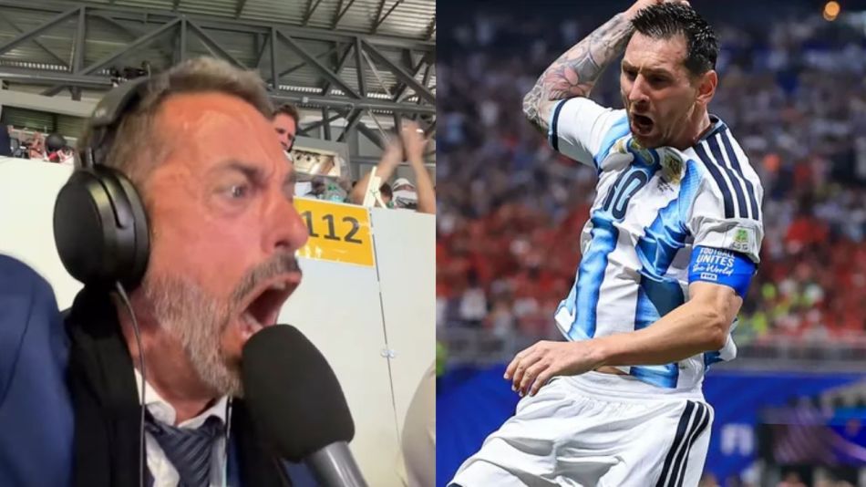 Pablo Giralt y Lionel Messi
