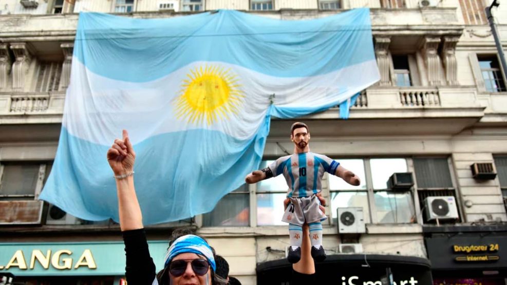 Festejos de Argentina en el Obelisco 07072026
