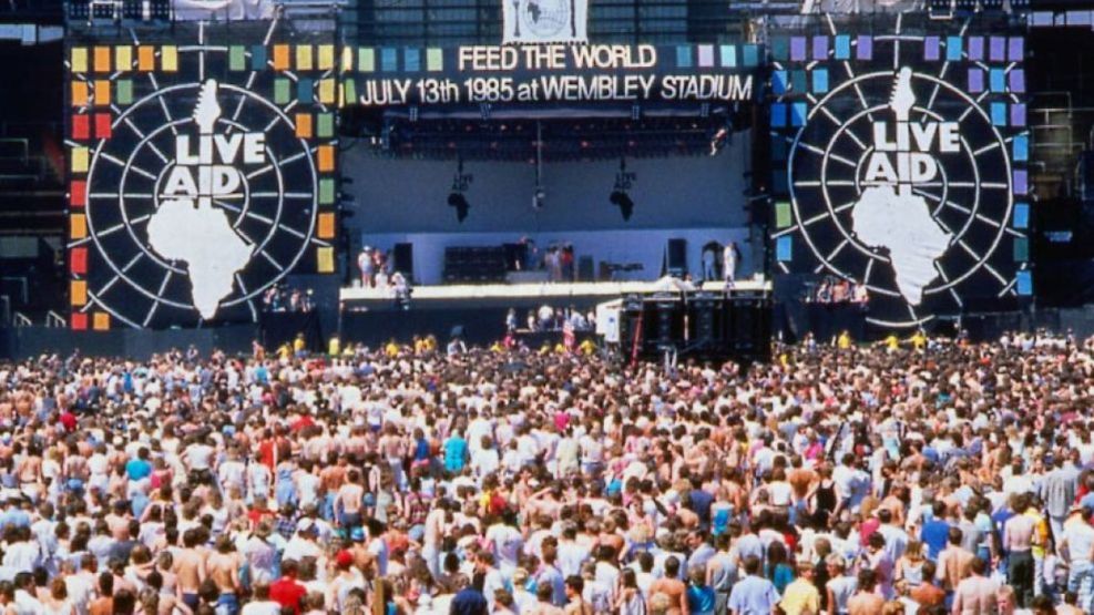 rock Live Aid en 1985
