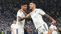 Cuti Romero y Leandro Paredes