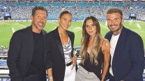 Encuentro de leyendas: Diego Simeone y Carla Pereyra junto a David y Victoria Beckham