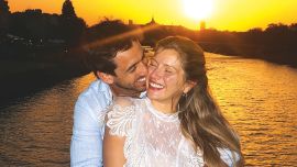 Laurita Fernández posó junto a su novio, el polista Matías Busquet, en París