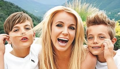 Britney Spears y sus hijos, Sean y Jayden