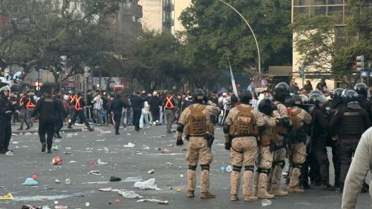 Incidentes en Córdoba tras los festejos de la selección Argentina tras vencer a Egipto