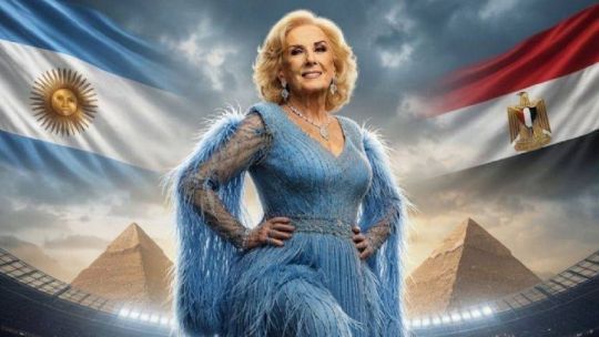 Batalla milenaria: el video con IA de Mirtha Legrand derrotando a Tutankamon