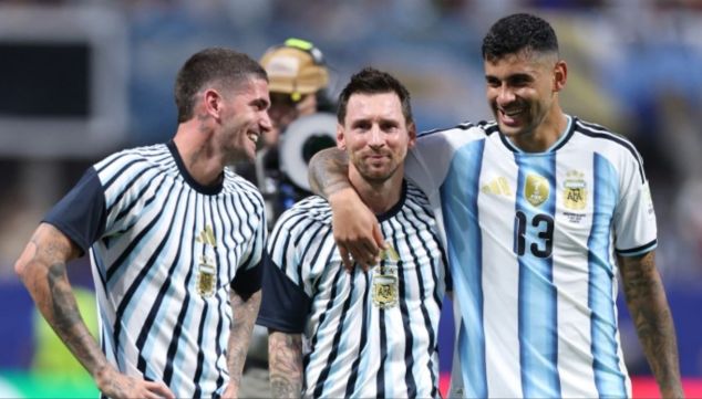 Lionel Messi, Rodrigo de Paul y Cuti Romero en el Mundial 2026