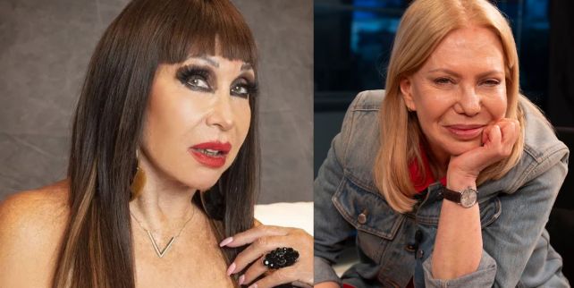 Moria Casán y Cecilia Roth