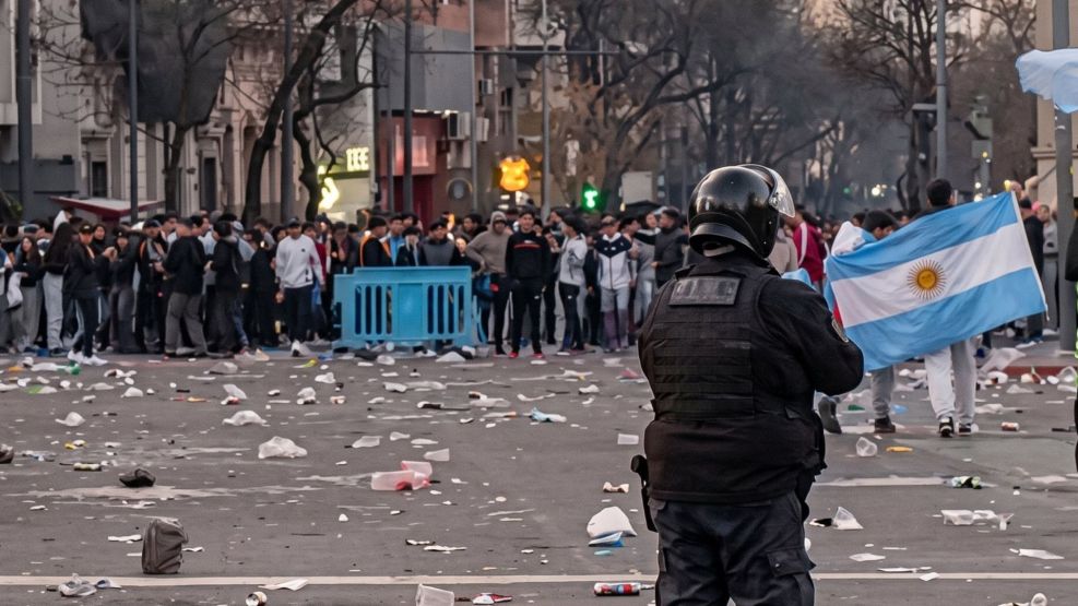 Incidentes en Córdoba tras los festejos de la selección Argentina tras vencer a Egipto