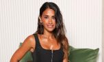 Antonela Roccuzzo visitó la nueva casa de Victoria Beckham en Miami con un look de gala