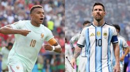 Kylian Mbappé y Lionel Messi