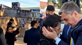 Madre de Axel González con Leandro Zdero