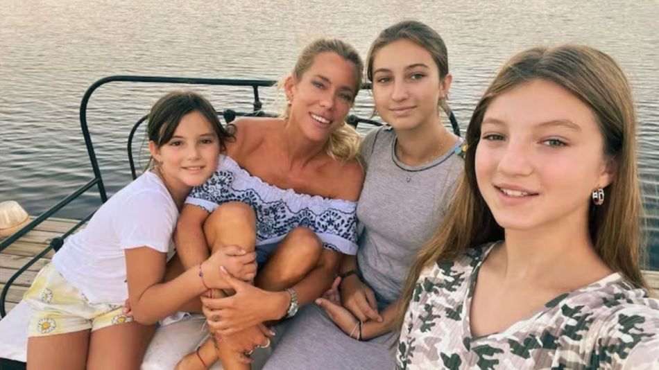 Nicole Neumann, Allegra, Sienna e Indiana Cubero