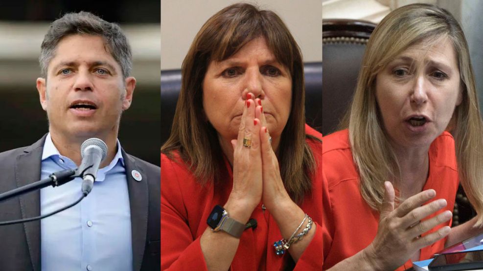 Kicillof, Bullrich y Bregman 09072026